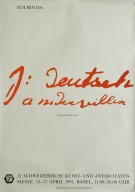 Schweizerische Kunst-und Antiquitätenmesse (KAM): J. Deutsch à Niderviller