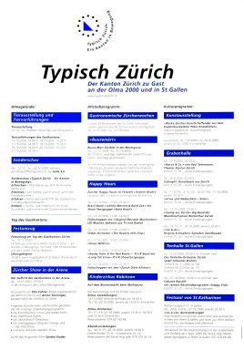 Typisch Zürich, Ein Kanton in Bewegung